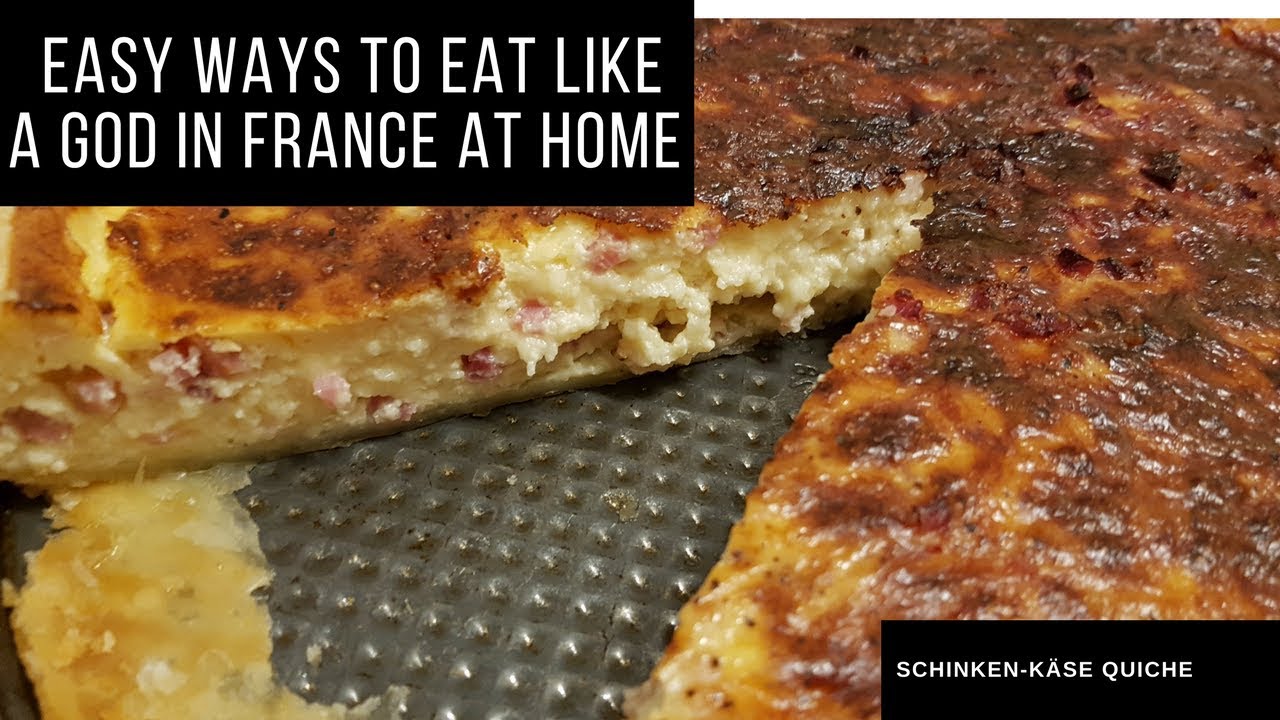 quiche mit schinken und käse