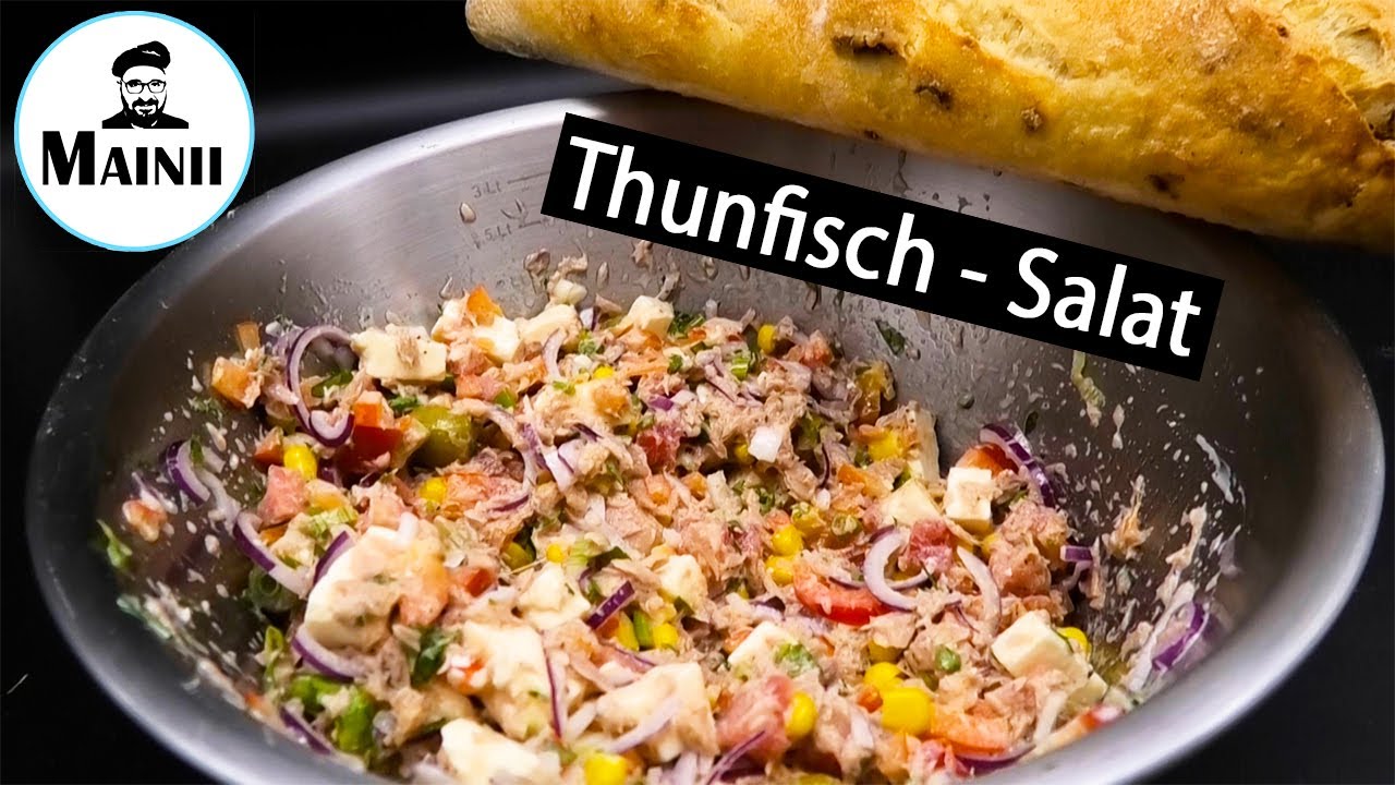 salat mit ei und thunfisch