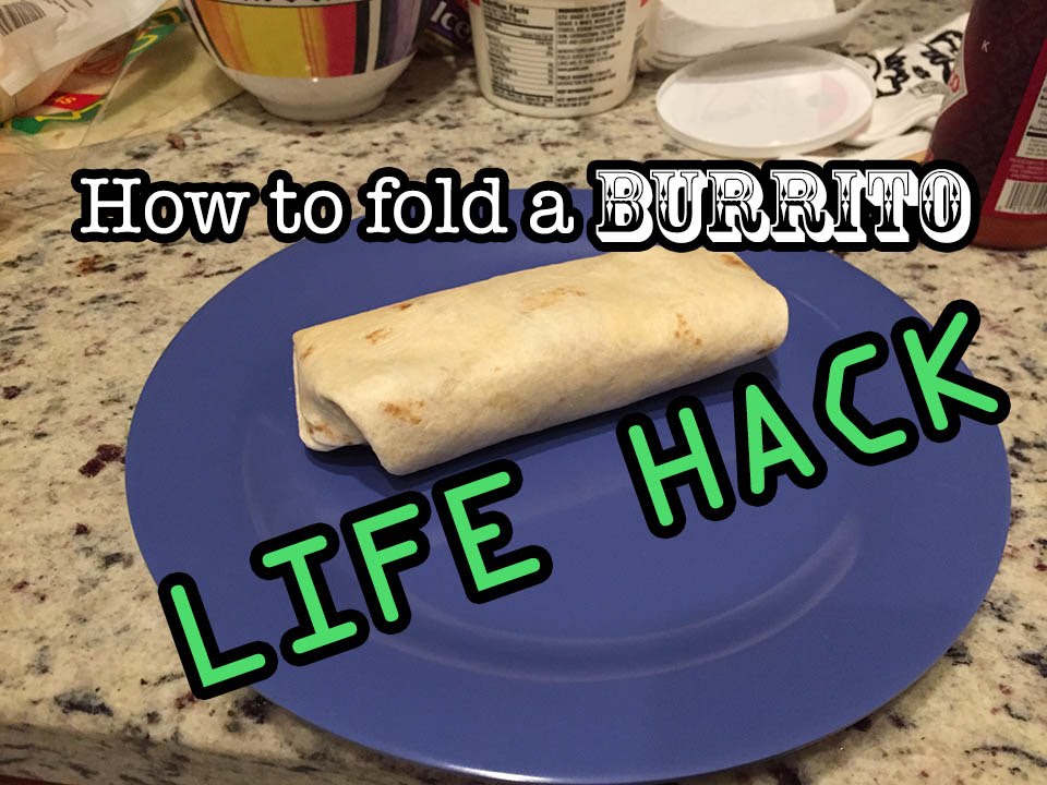 wie rollt man burritos