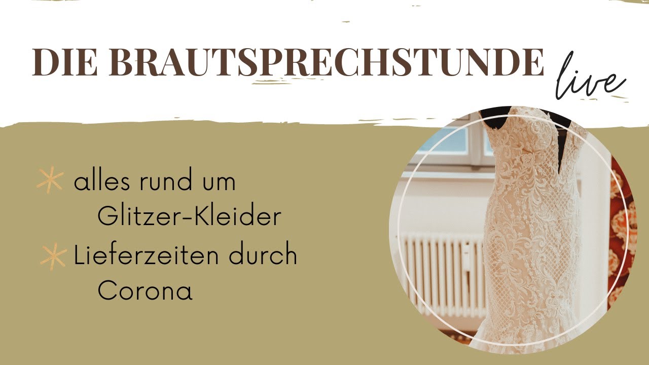 glitzer brautkleid