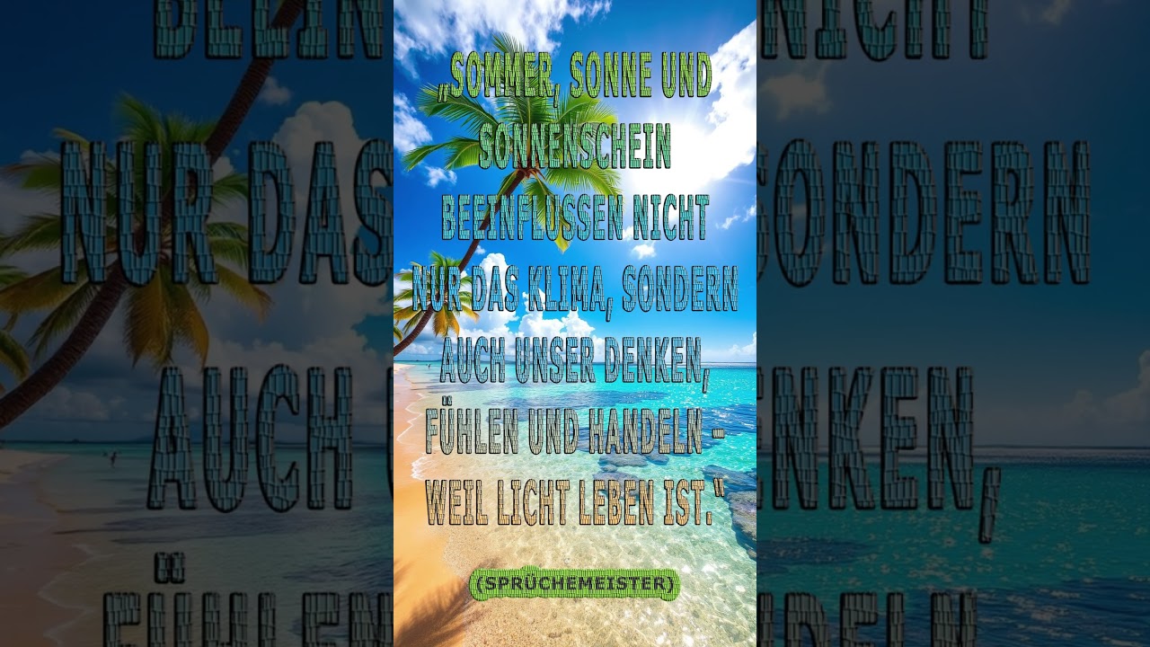 spruch sommer