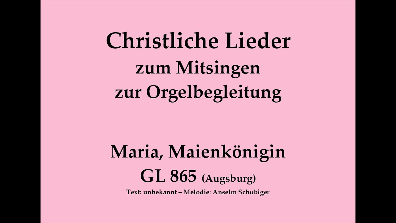 Text maria maienkönigin 2025: 7 Wege zur perfekten Feier 1 text maria maienkönigin