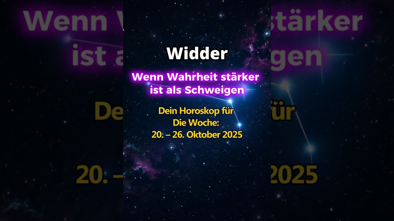 horoskop für morgen widder