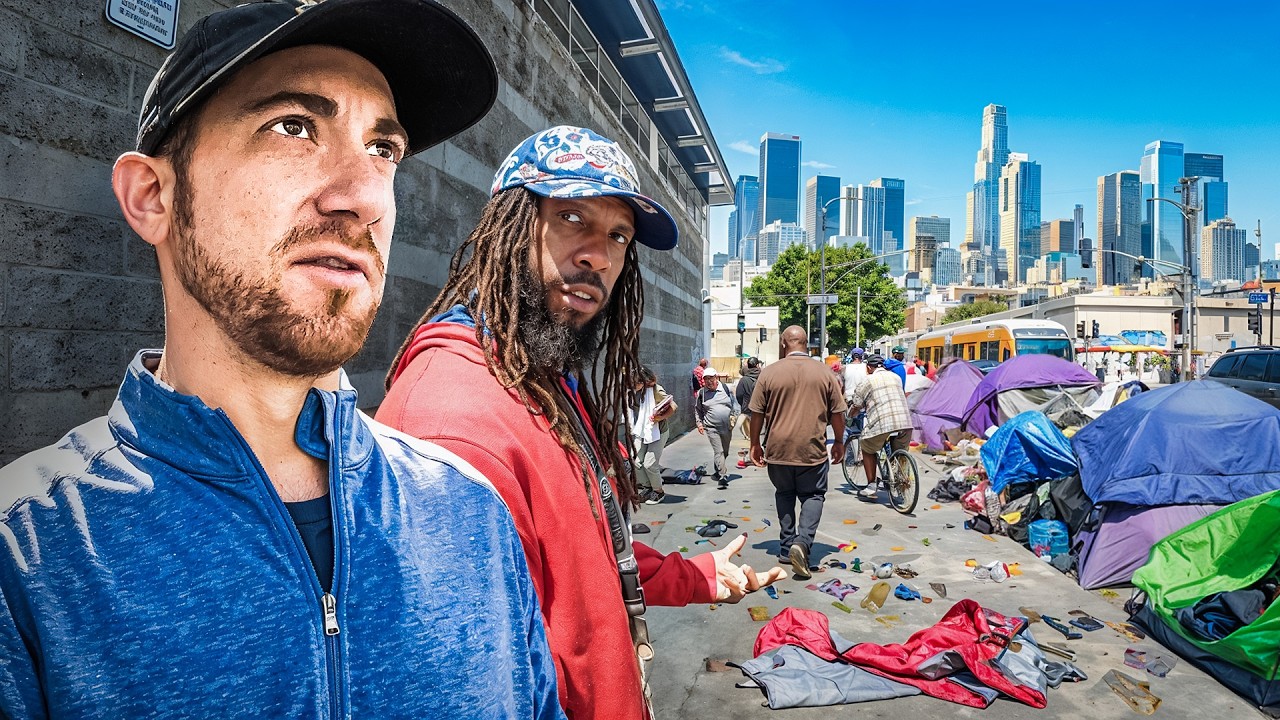 skid row los angeles kalifornien usa