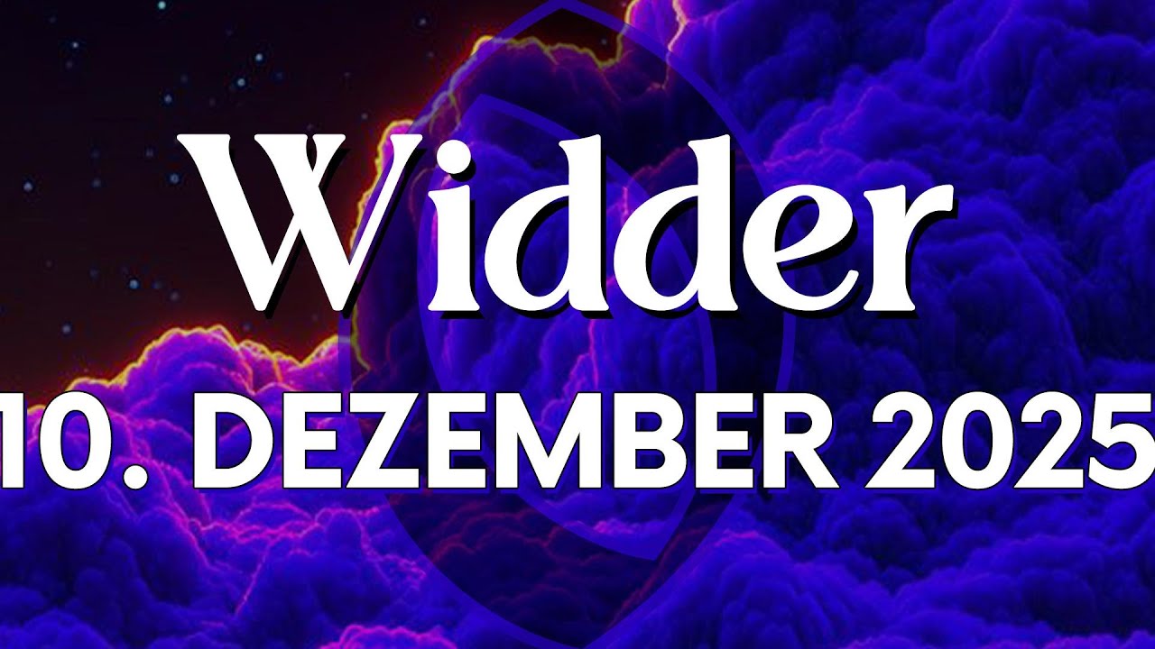 tageshoroskop morgen widder