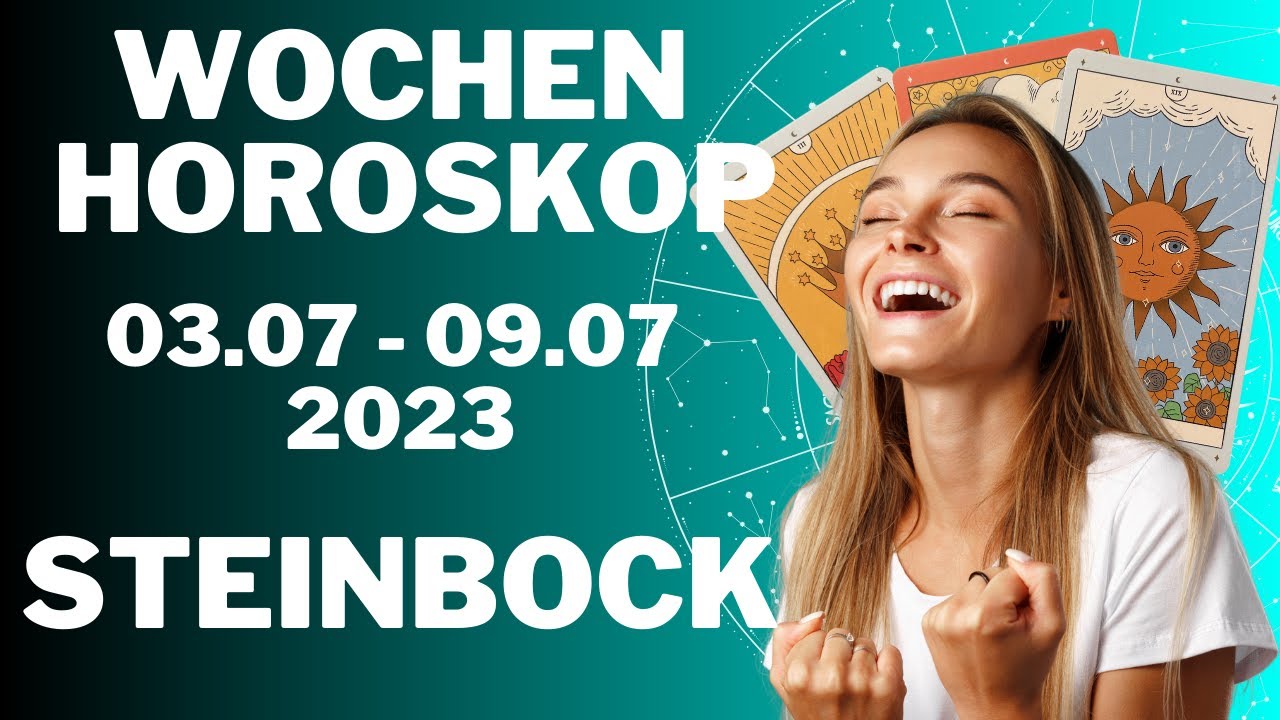 wochenhoroskop steinbock nächste woche
