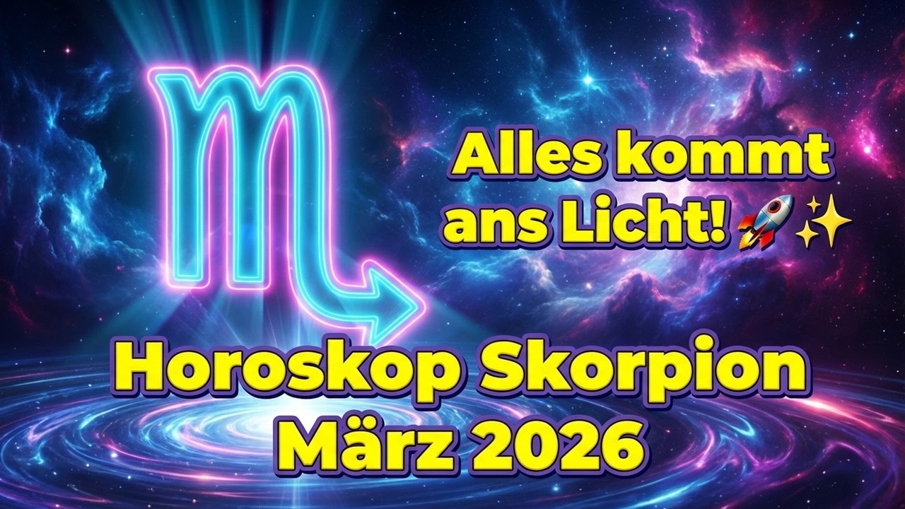 horoskop skorpion von heute
