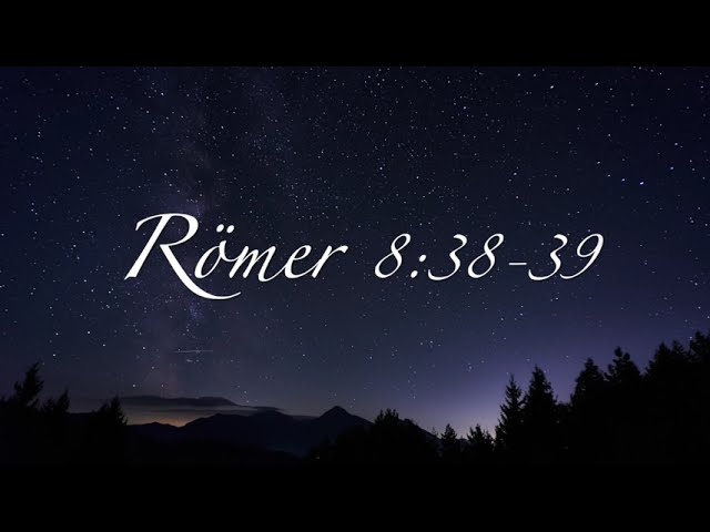 römer 8 38-39