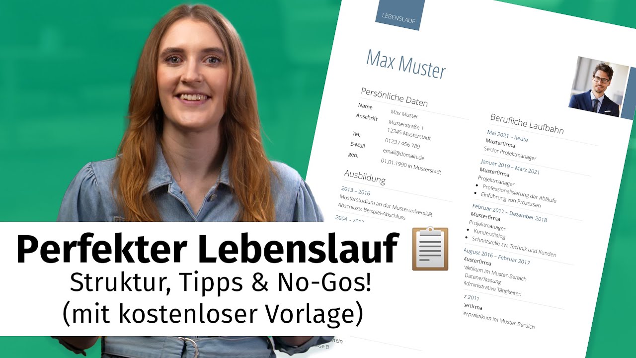 tipps für einen lebenslauf