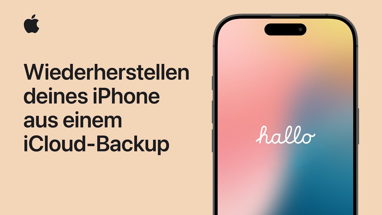 iphone backup wiederherstellen