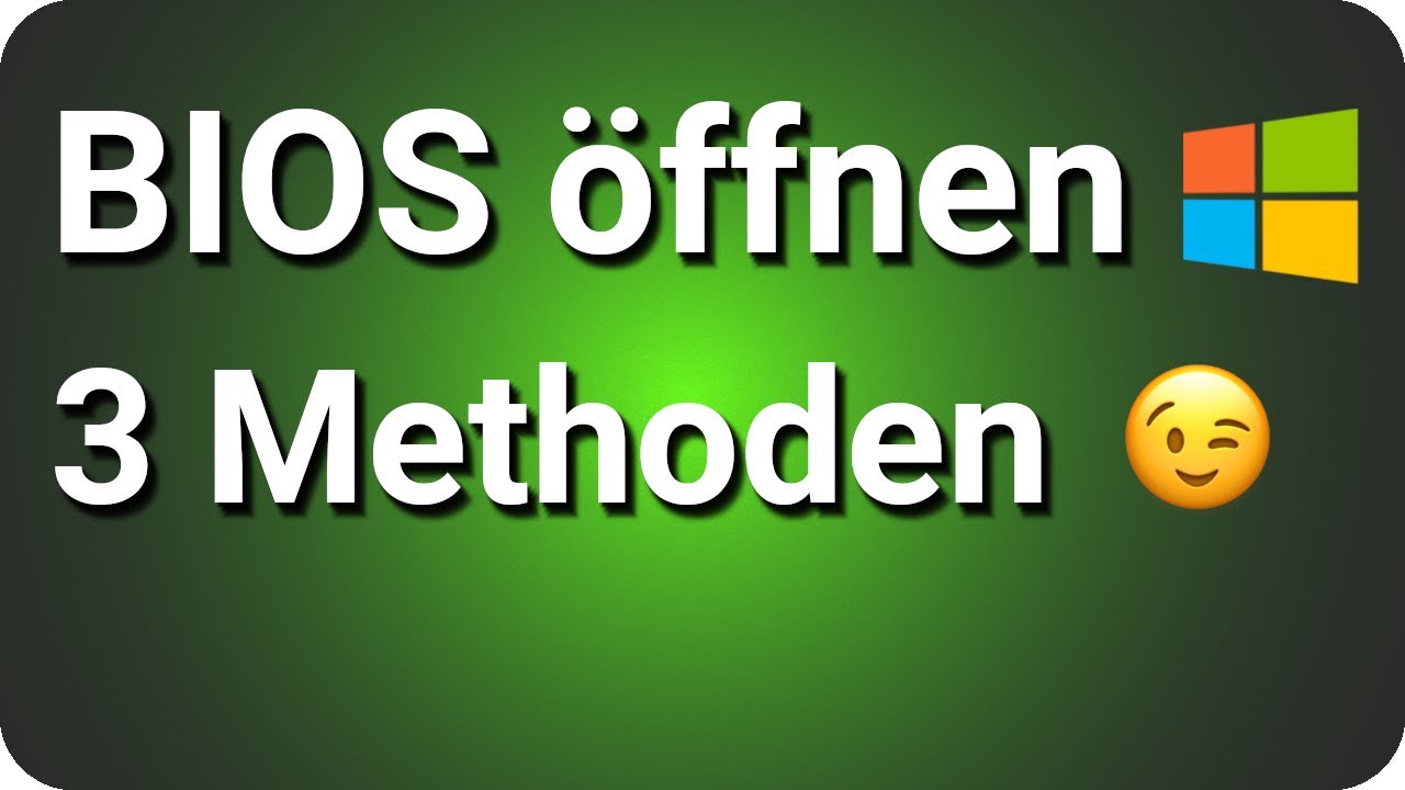 wie komm ich ins bios