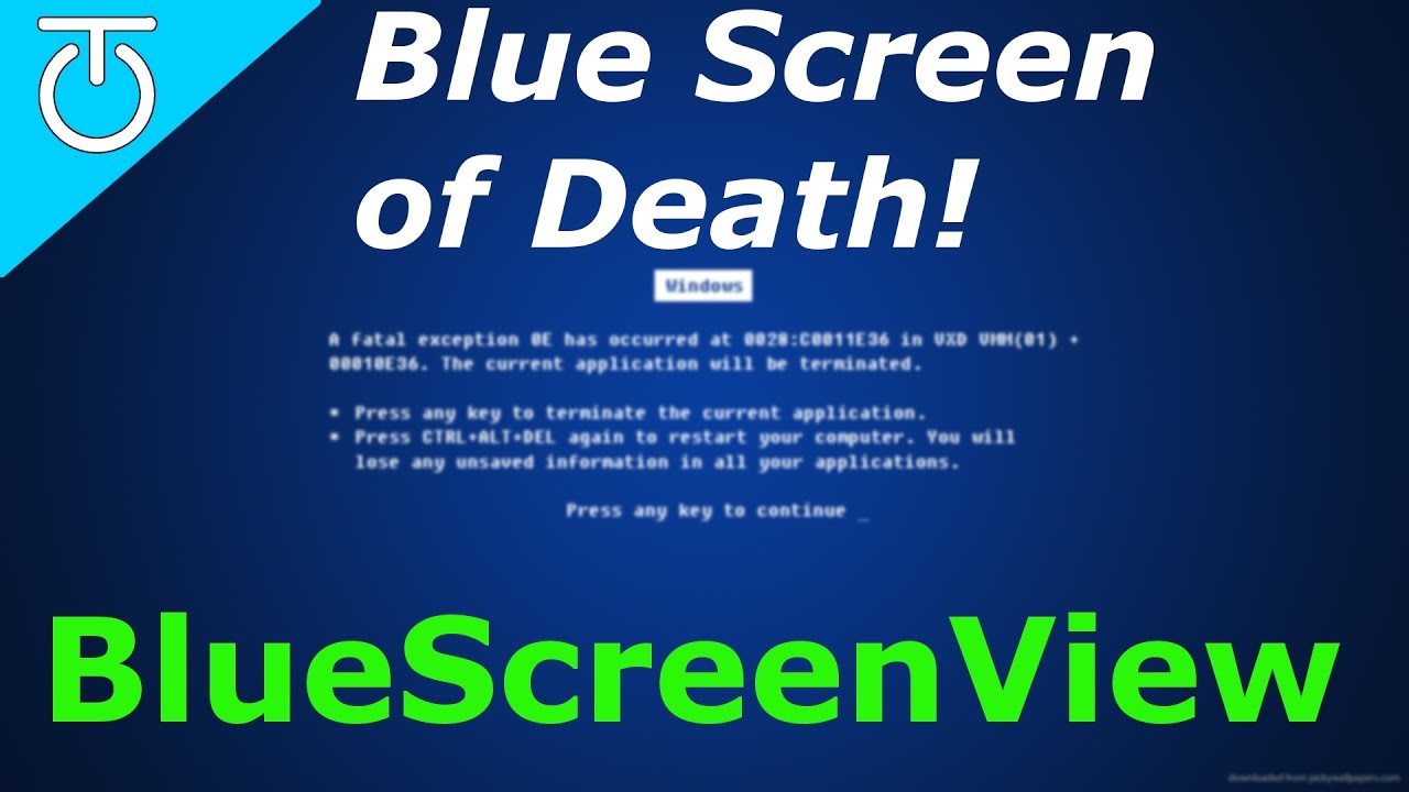 blue screen view software