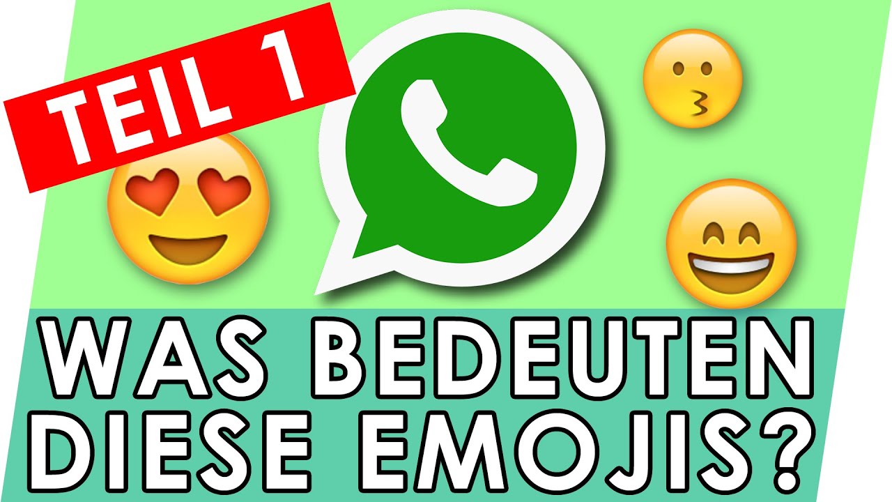whatsapp emoji bedeutung